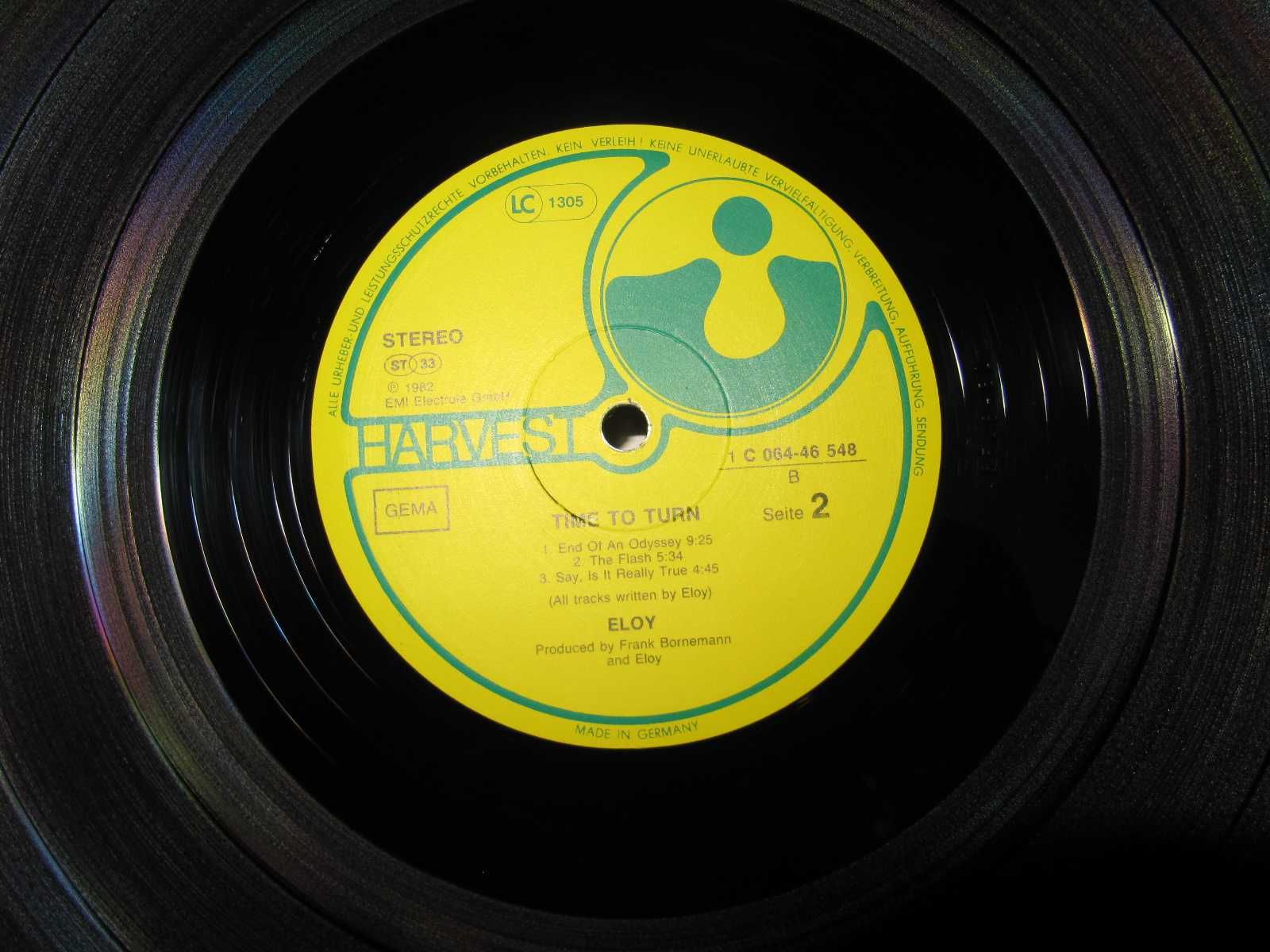 Виниловый Альбом ELOY - Time To Turn - 1982 *ОРИГИНАЛ