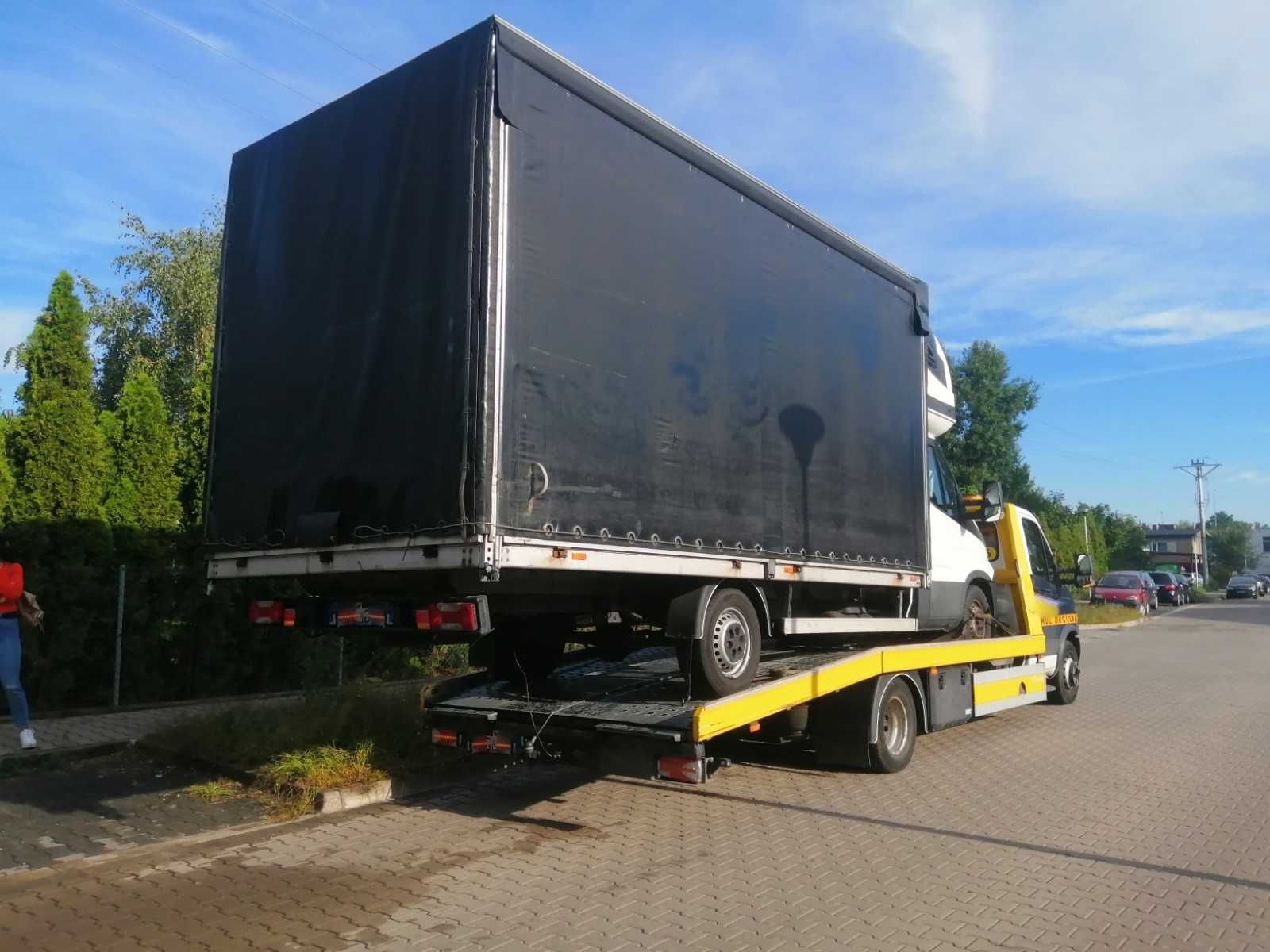 Pomoc Drogowa Holowanie Laweta Transport Aut Bus Maszyn Wrocław