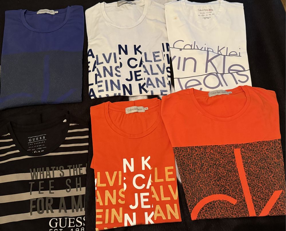 Tshirts Calvin Klein e Guess