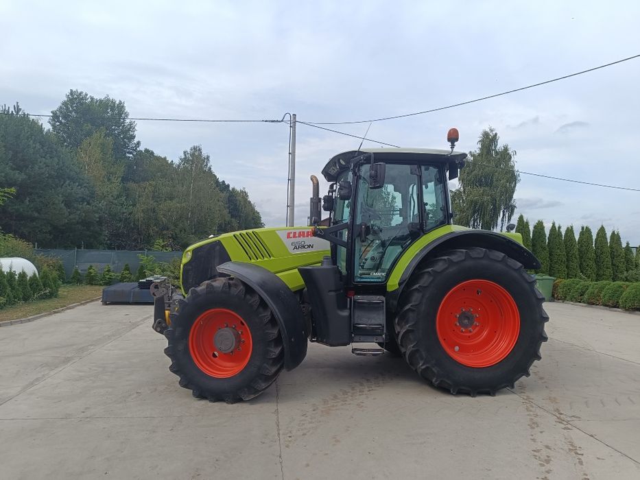 Claas Arion 650 Cmatic z 2016r bez adblu motor John Deere Pneumatyka