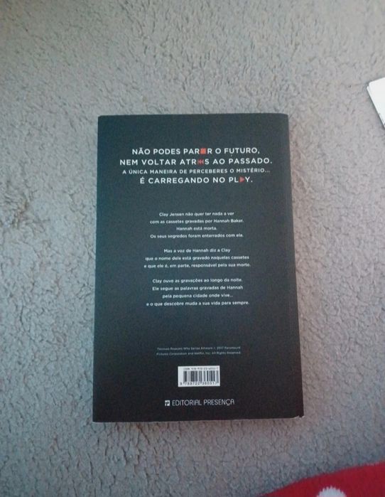 Livro " Por treze razões " de Jay Asher