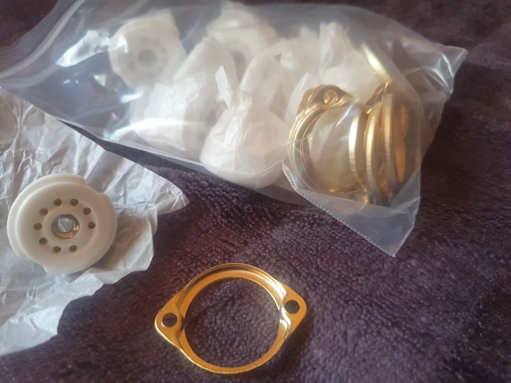 Podstawki lamp B9A cokół noval EL84 ECC83 ECC82 ECC88 itp
