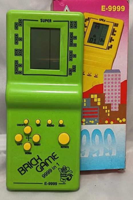 Gra Tetris retro zielona klasyka