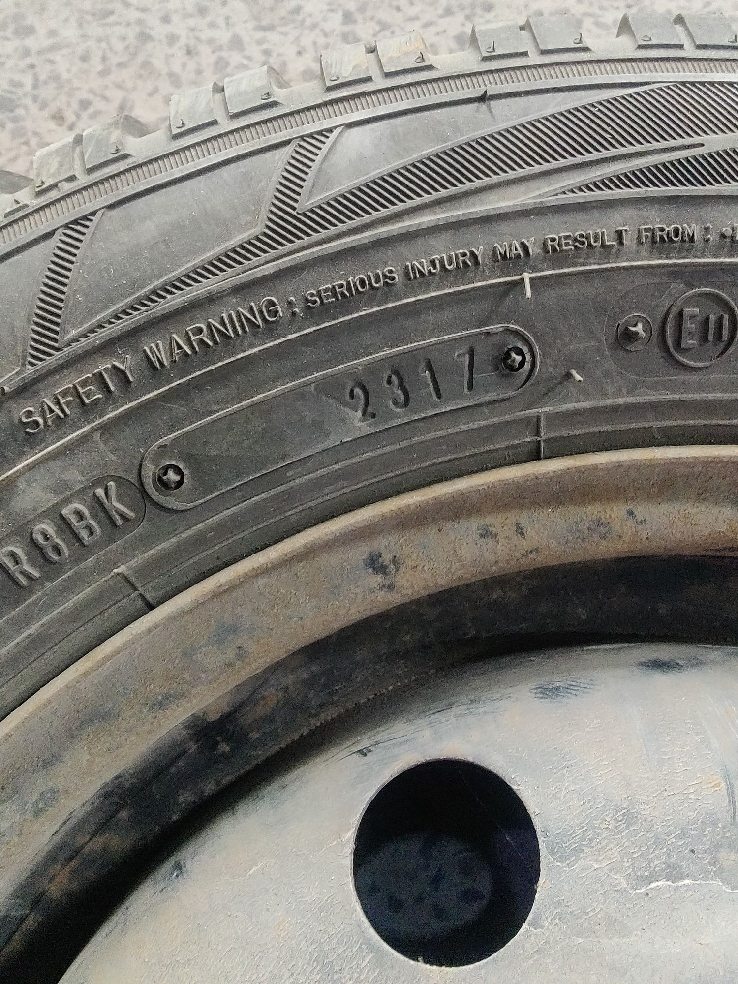 Колеса в сборе с дисками железо Falken 155/70R13 протектор 7 мм