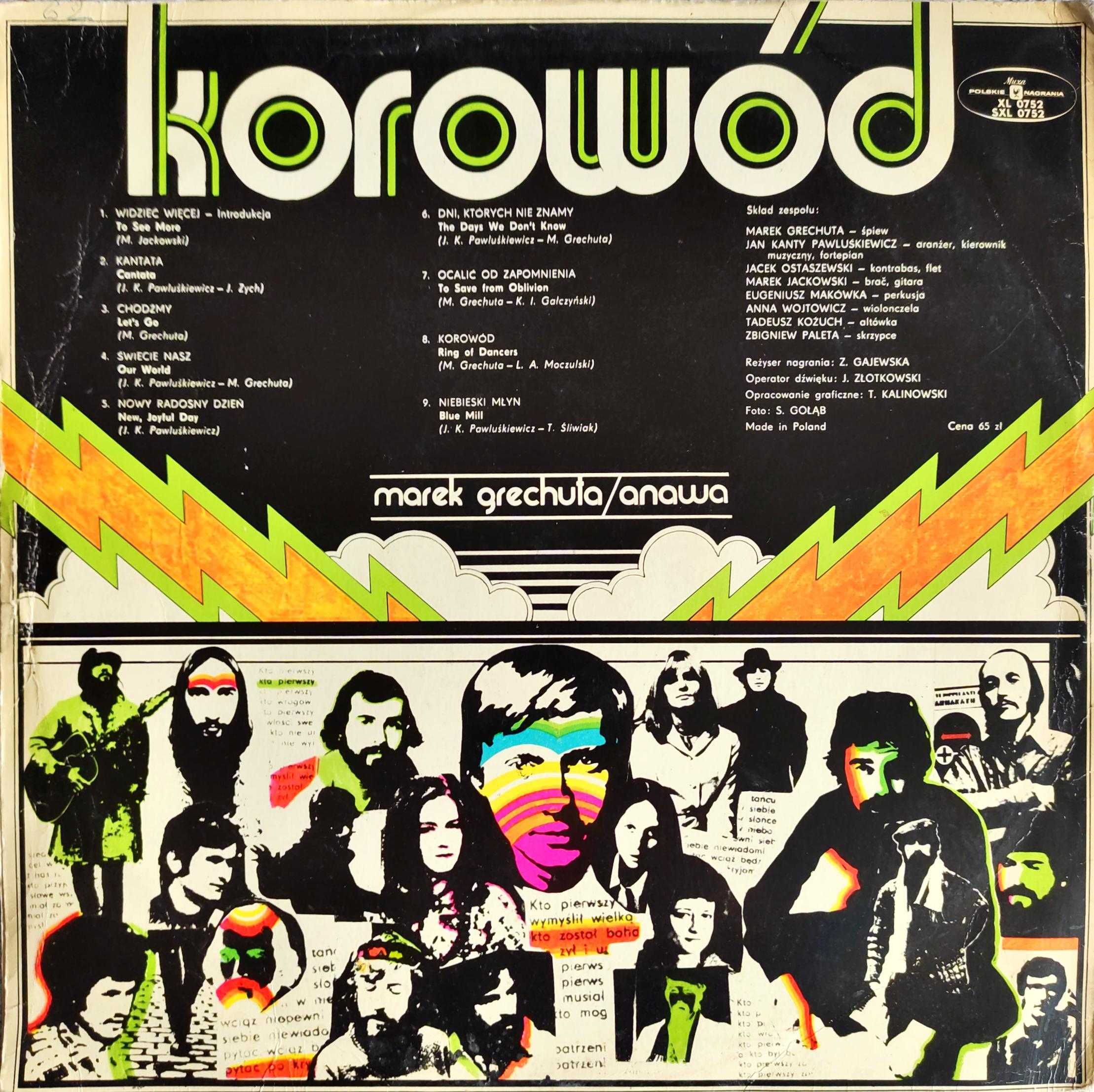 Marek Grechuta/Anawa Korowód | winyl | VG+ | 1972