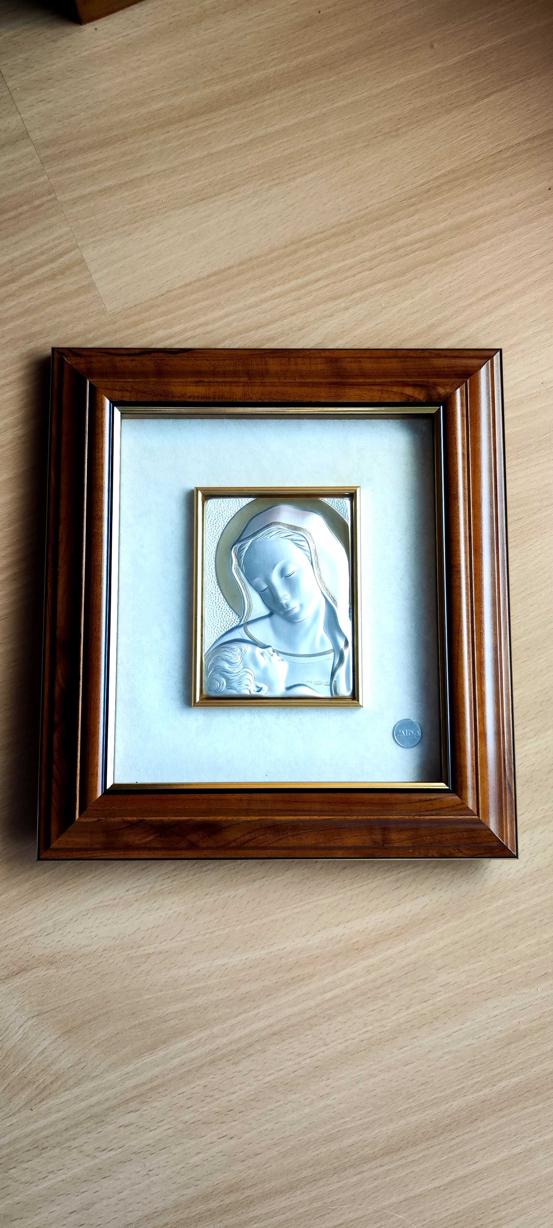 Quadro em prata italiana Mida