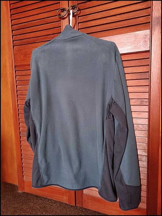 Kurtka męska polar QUECHUA L lekka szary jak Nowa Okazja -40%