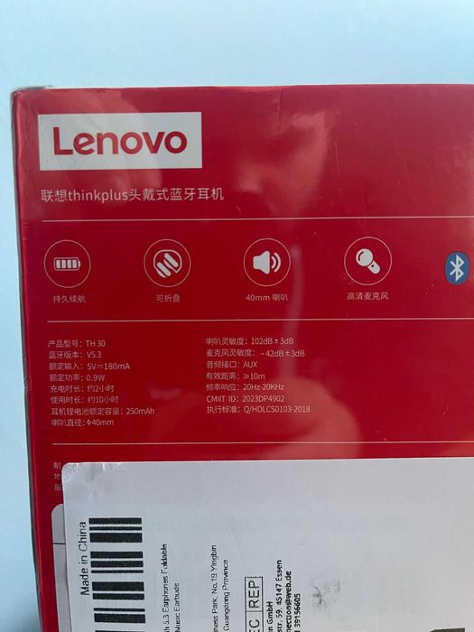 Auscultadores Lenovo *selado*