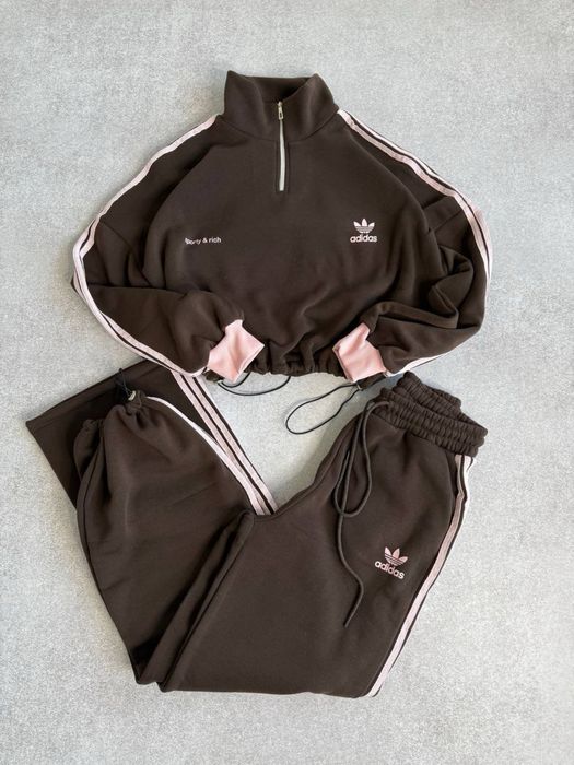 Костюм на флісі адідас, теплий костюм adidas, костюм зимний адидас