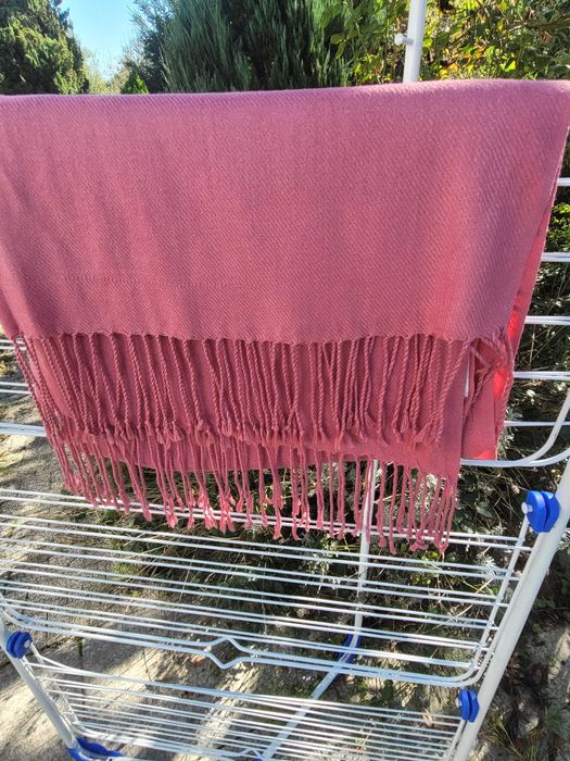 Szal Fosby UK fuksja 200/70 rayon/ akryl