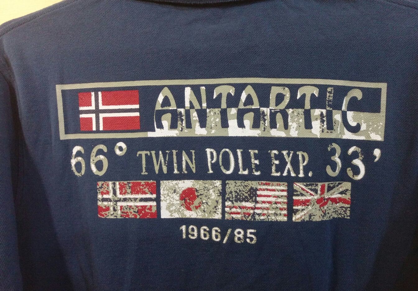 Оригинал новая летняя футболка поло Antarctic Capilla Naval