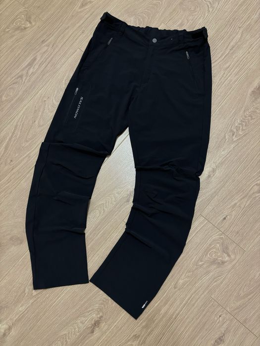 Треккінгові штани Salomon ClimaWind чорна софтшел розмір 36 L-XL