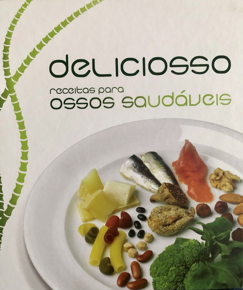 Livro  “Deliciosso”, ossos saudaveis