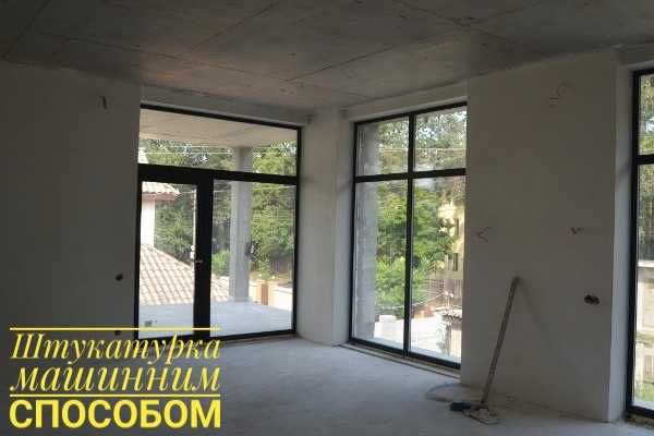 Штукатурка машинная, ремонт квартир, гипсокартон, покраска стен