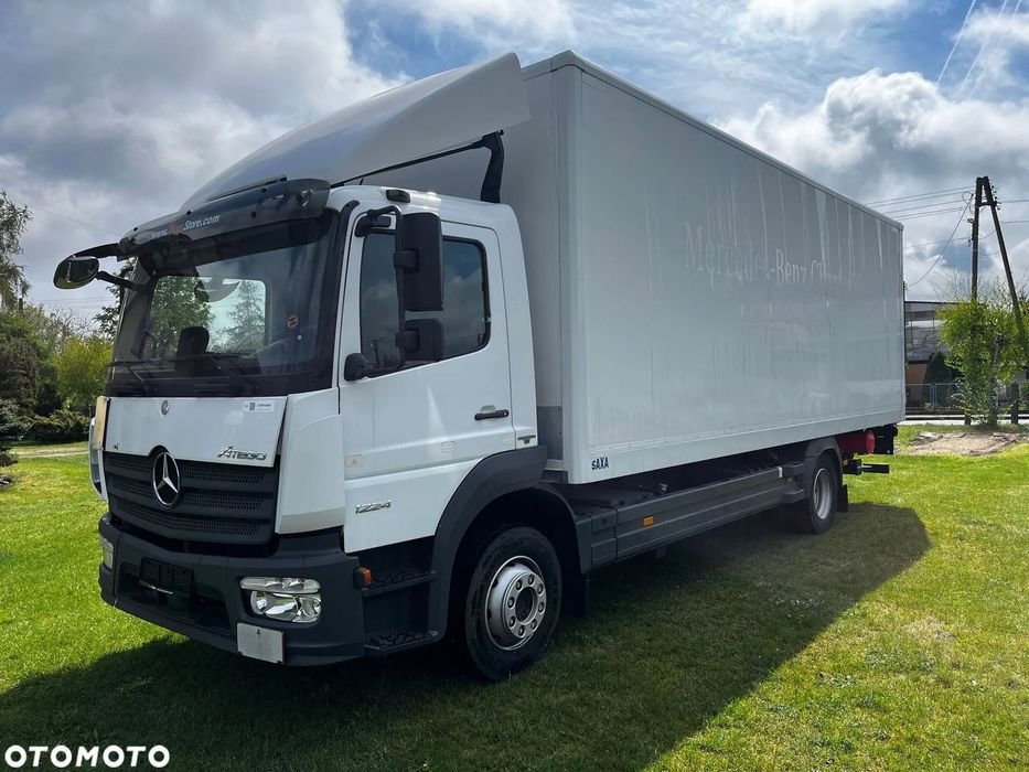 Mercedes-Benz ATEGO 1224L KONTENER 7.20 m | 18 PALET | WINDA |  Ład 5200 Kg | Winda | Klima | Euro 6 ** Stan Idealny **