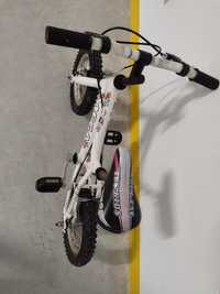 Bicicleta criança roda 14 com rodinhas incluídas