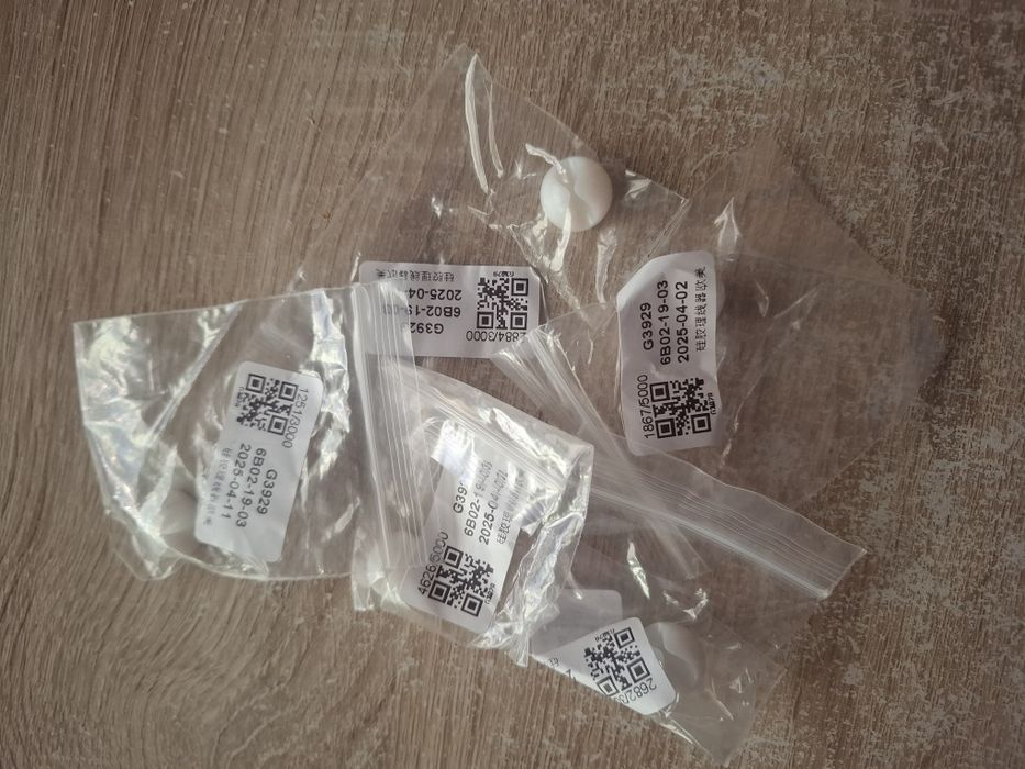 Mini organizer do kabli biały 5 sztuk