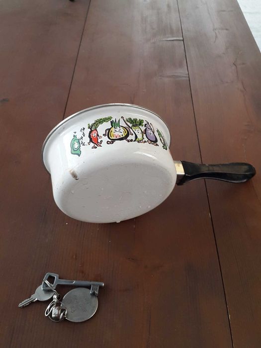 Caçarola de esmalte - Vintage