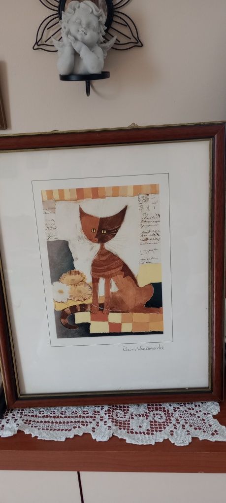 Piękny plakat Goebel sygnowany