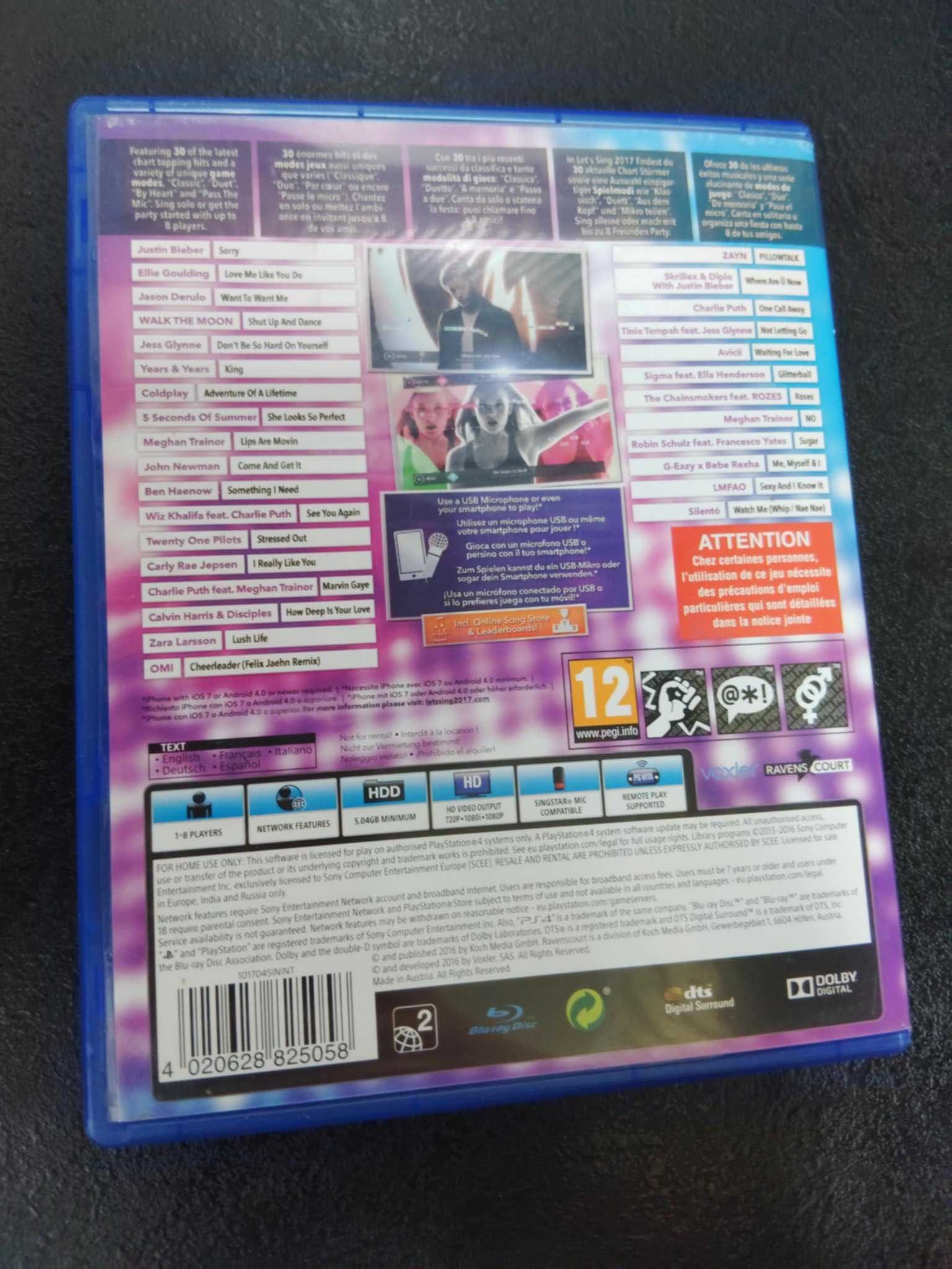 Let's Sing 2017 PS4