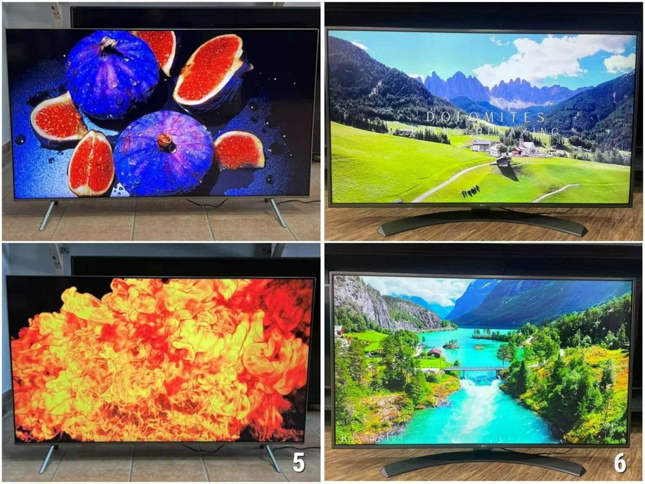 Телевізор SAMSUNG SmartTV WiFi 55" дюйм QLED 4K AirPlay 3D Бу ГАРАНТІЯ
