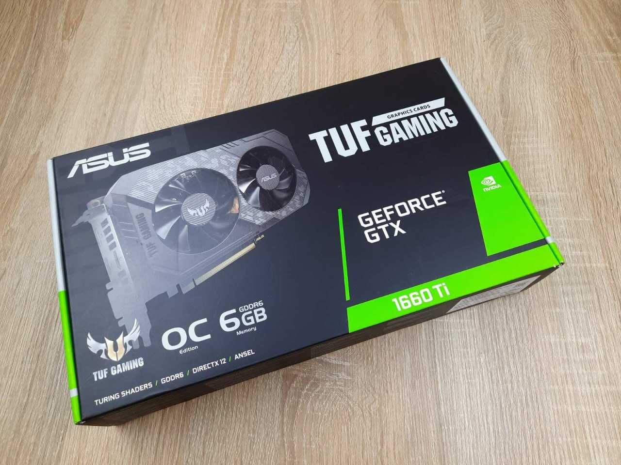 Відеокарта ASUS TUF Gaming GeForce GTX 1660 Ti OC Edition 6GB GDDR6