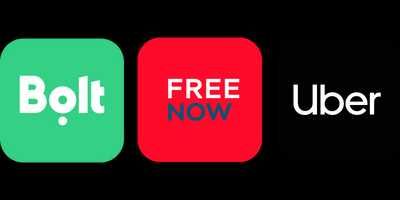 Wynajem Auta Taxi Bolt, Free Now, Itaxi, Uber Lotnisko