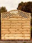 Pergola Płot Fala Podwójna 180x180x4.4 cm LUX06 Płoty Najlepsza Jakość