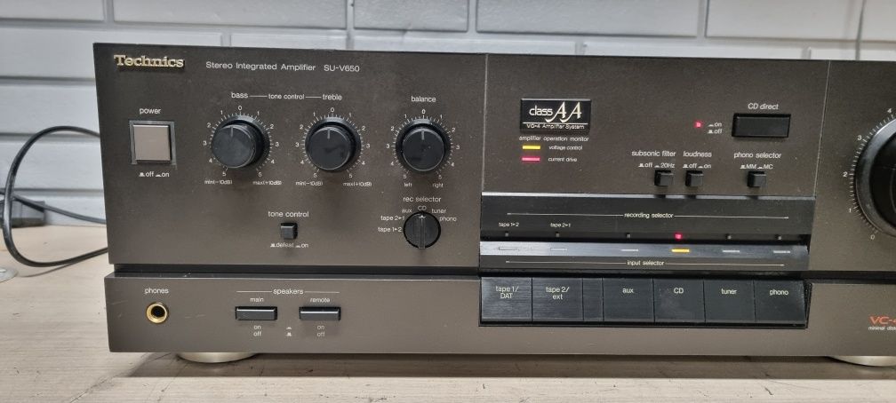 Wzmacniacz TECHNICS SU-V650 ClassAA. Japan