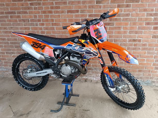 KTM SXF 250 , Na zawieszeniu CC z XCF 250 pod 75 kg