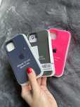 Case zestaw 3 sztuki iphone 12 mini silikonowe z logo
