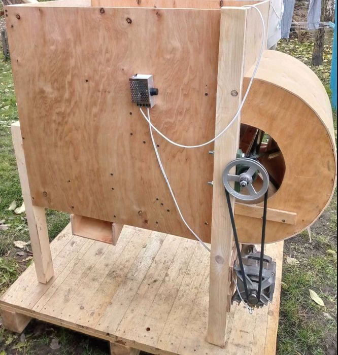 Віялка для зерна з фанери перевіювач, сої, соняха, пшениці