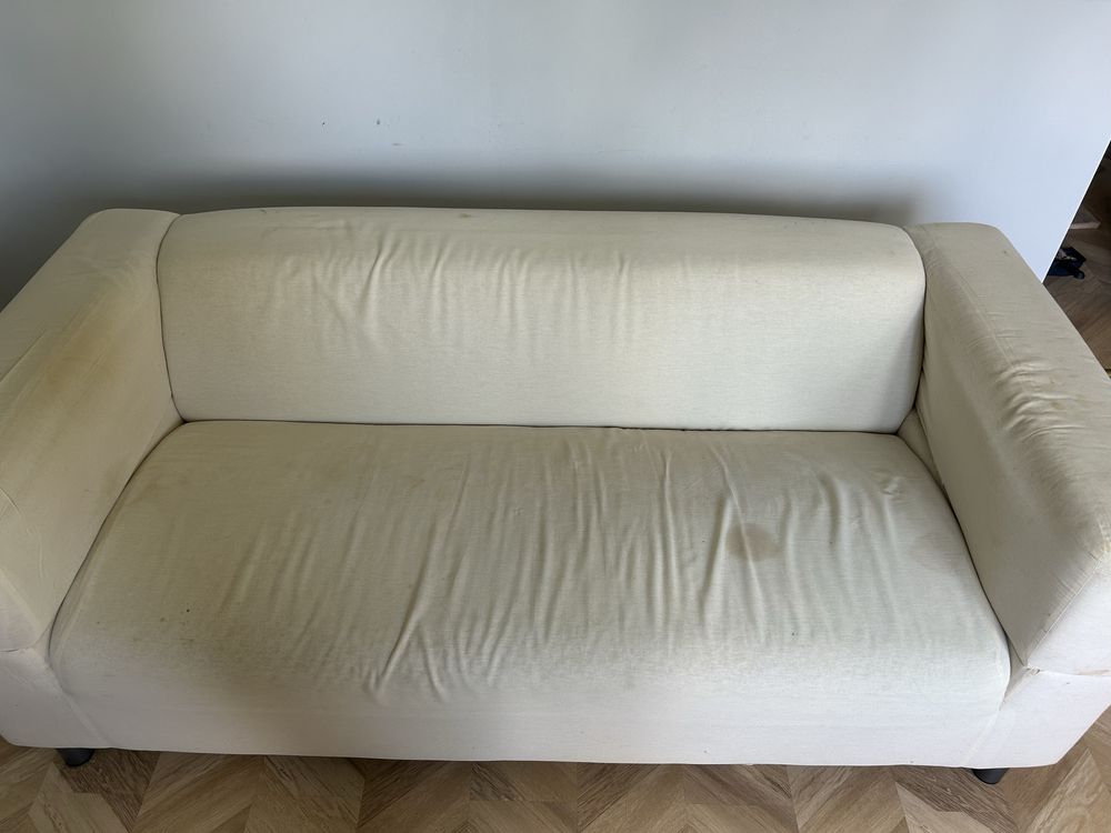 Sofa ikea Klippan bez pokrowca, używana