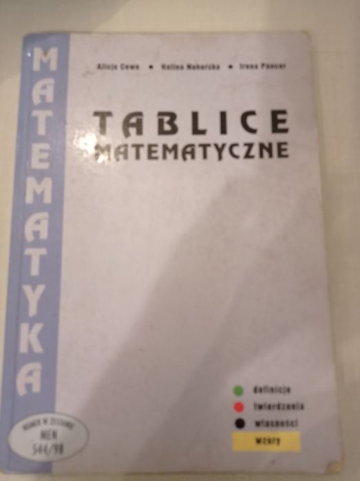 Tablice matematyczne