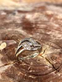 Piękny stary pierścionek srebro 925 2.6g ż.