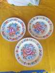 Ditmar-Urbach handpainted floral Ceramic Salad Plate 9" Czechoslovakia