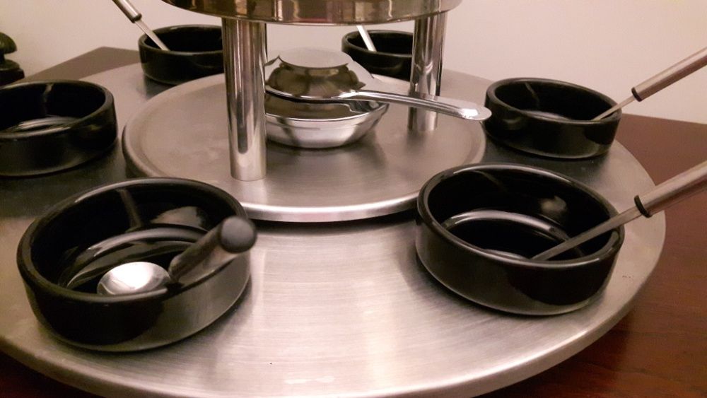 Fondue completo em Inox