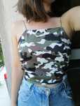 Bluzka halter Top acid koszulka spagetti M / L