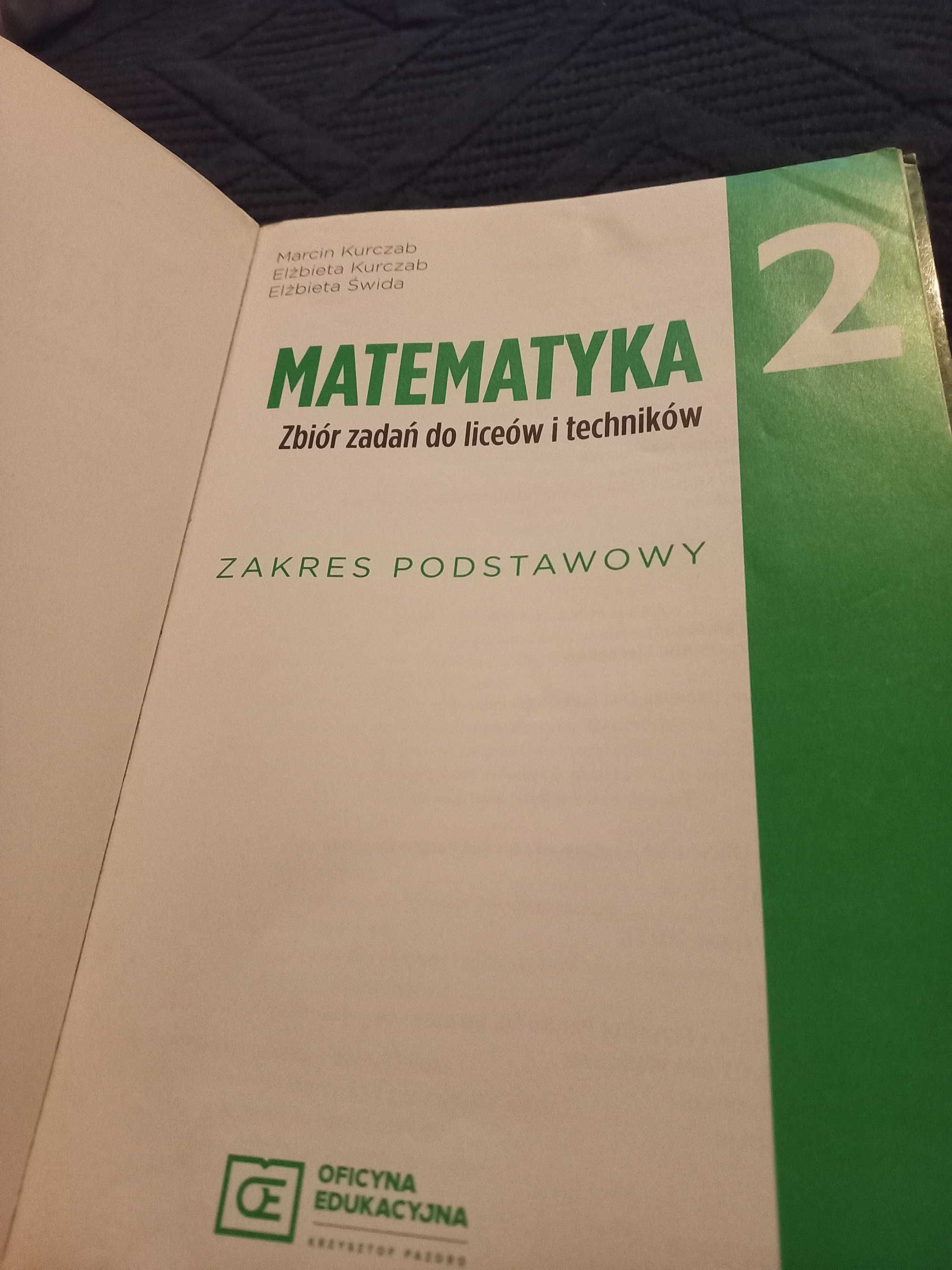 Sprzedam podręcznik i zbiór zadań z matematyki 2 liceum