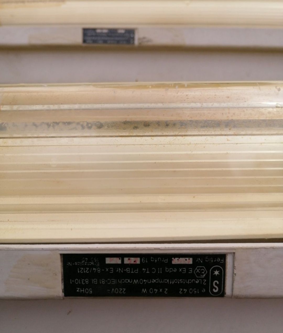 Oprawa przeciwwybuchowych hermetyczna Ex 2x40W G13 IP65