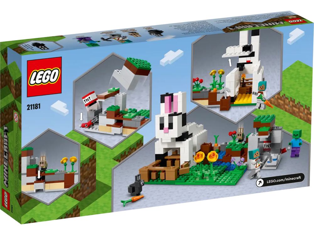 Lego Minecraft 21181 Królicza Farma