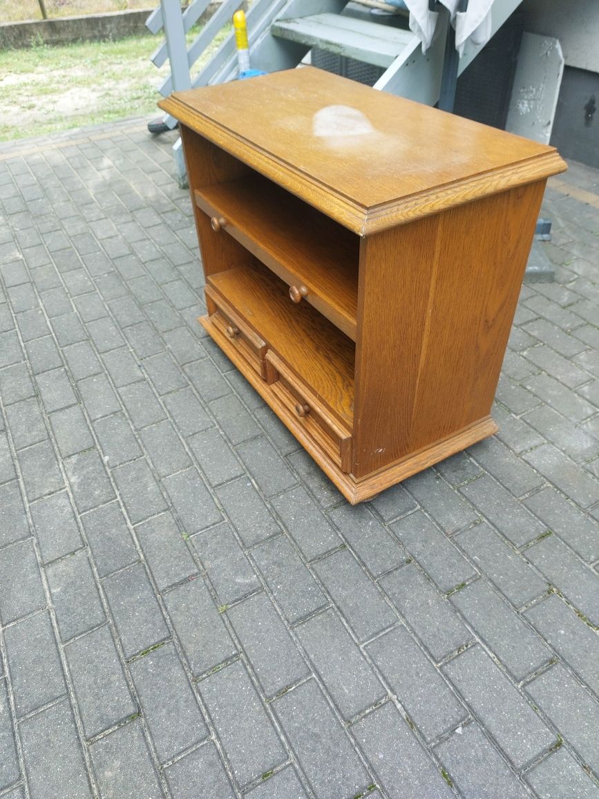 Komoda szafka rtv dębowa do renowacji