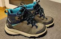 Buty buciki trapery trekkingowe górskie outdoor skórzane r. 30