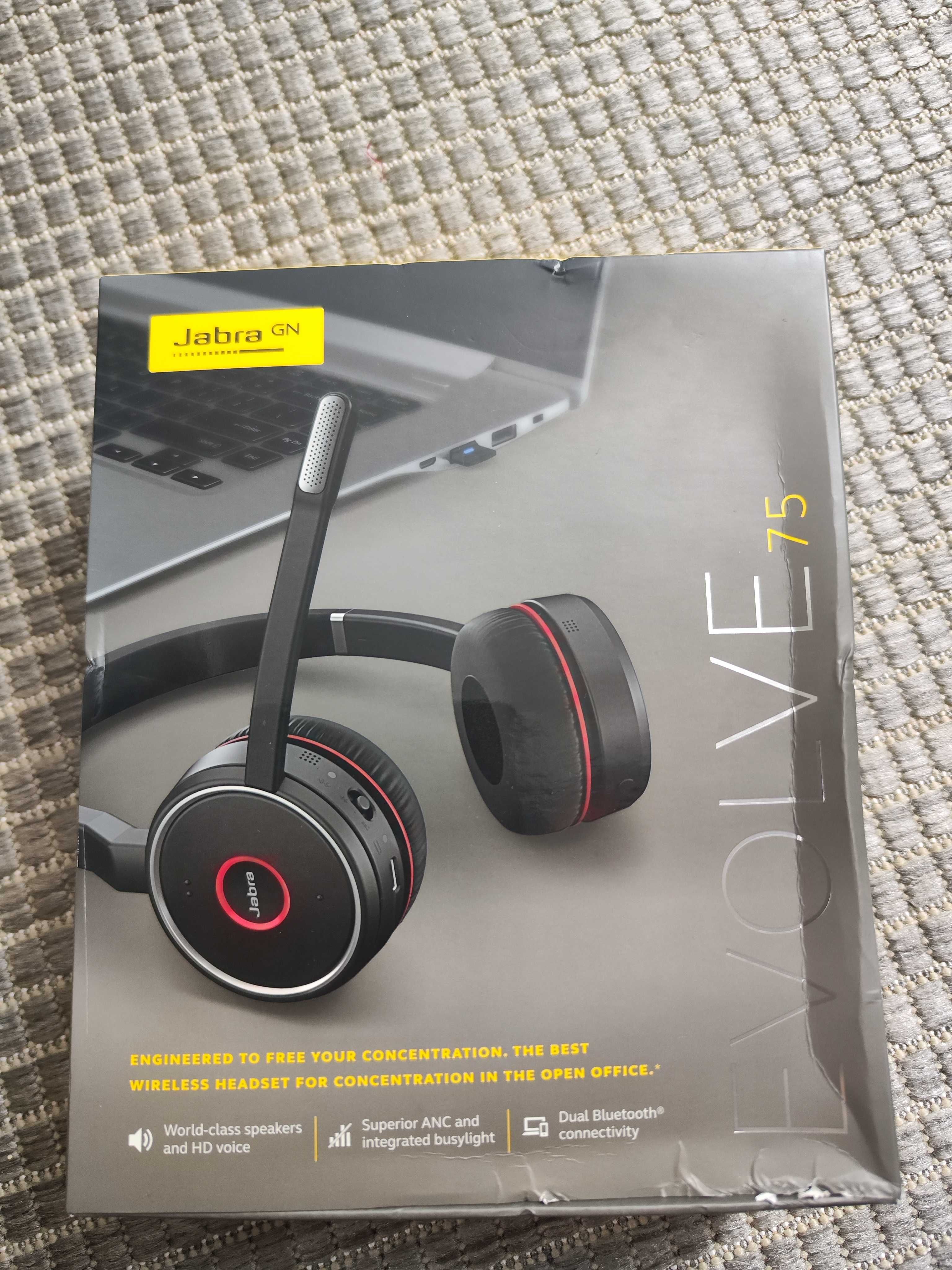 Jabra Бездротові стерео навушники Evolve 75 SE . Оригінал