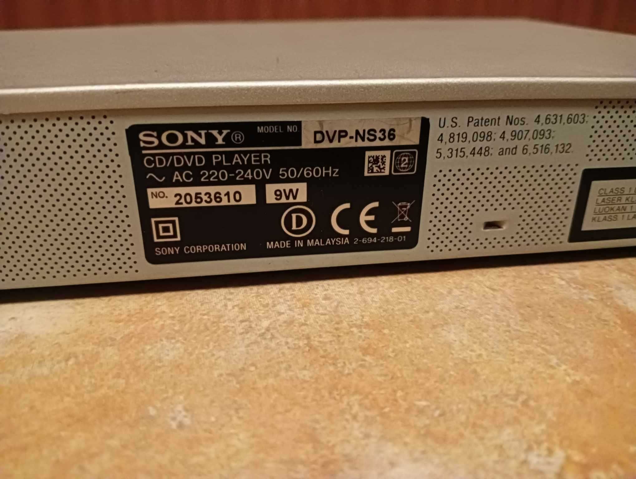 Odtwarzacz DVD SONY DVP-NS36 100% sprawny