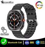Smartwatch preto novo bluetooth talk relógio inteligente 1.52