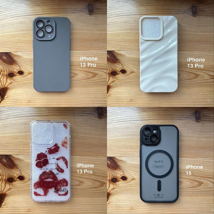 Чохли на iPhone 13 Pro, 15 та Poco F3
