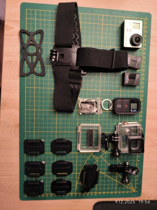 Kamera sportowa go pro hero 3+ w zestawie