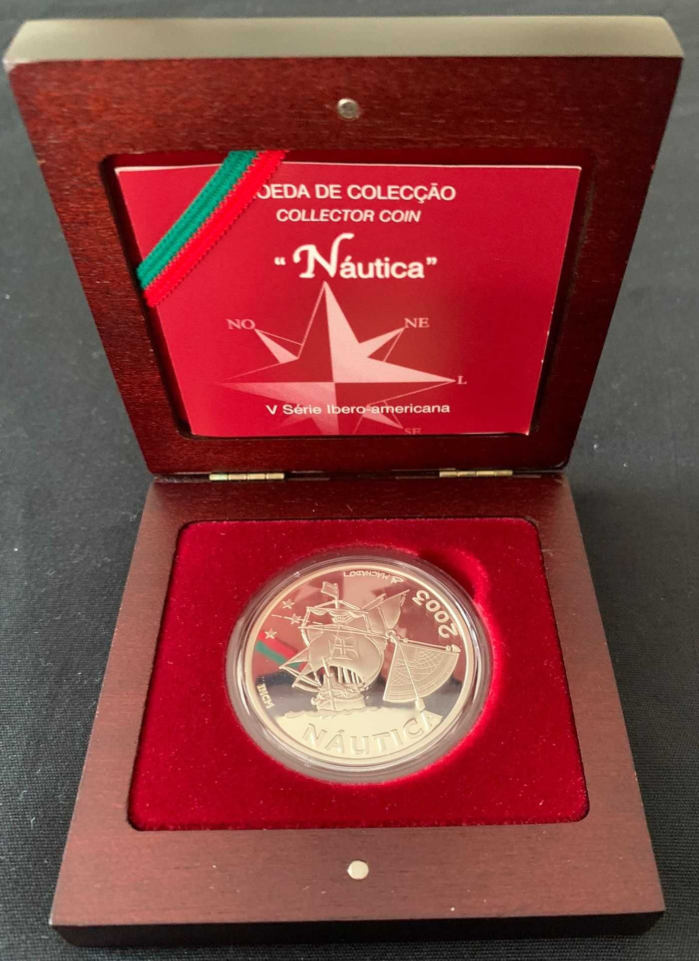 Moeda 10 Euros Prata – Náutica – V Série Ibero-americana – 2003