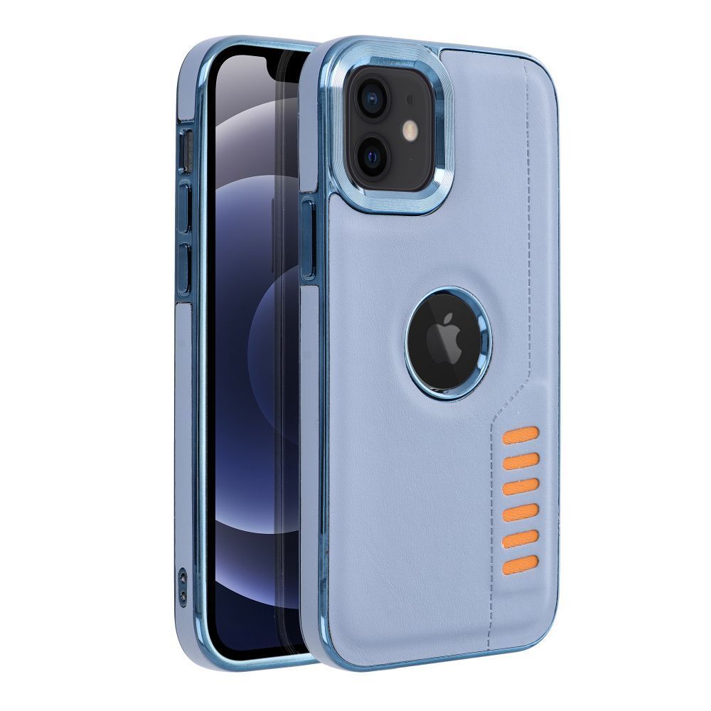 Etui Case Plecki Milano Iphone 12 / 12 Pro Niebieski + Szkło 9H